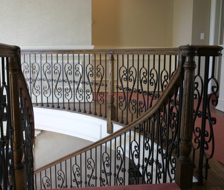 Metal Scroll Legacy Stairs & Millwork, Inc Custom Stairs & Railings NJ